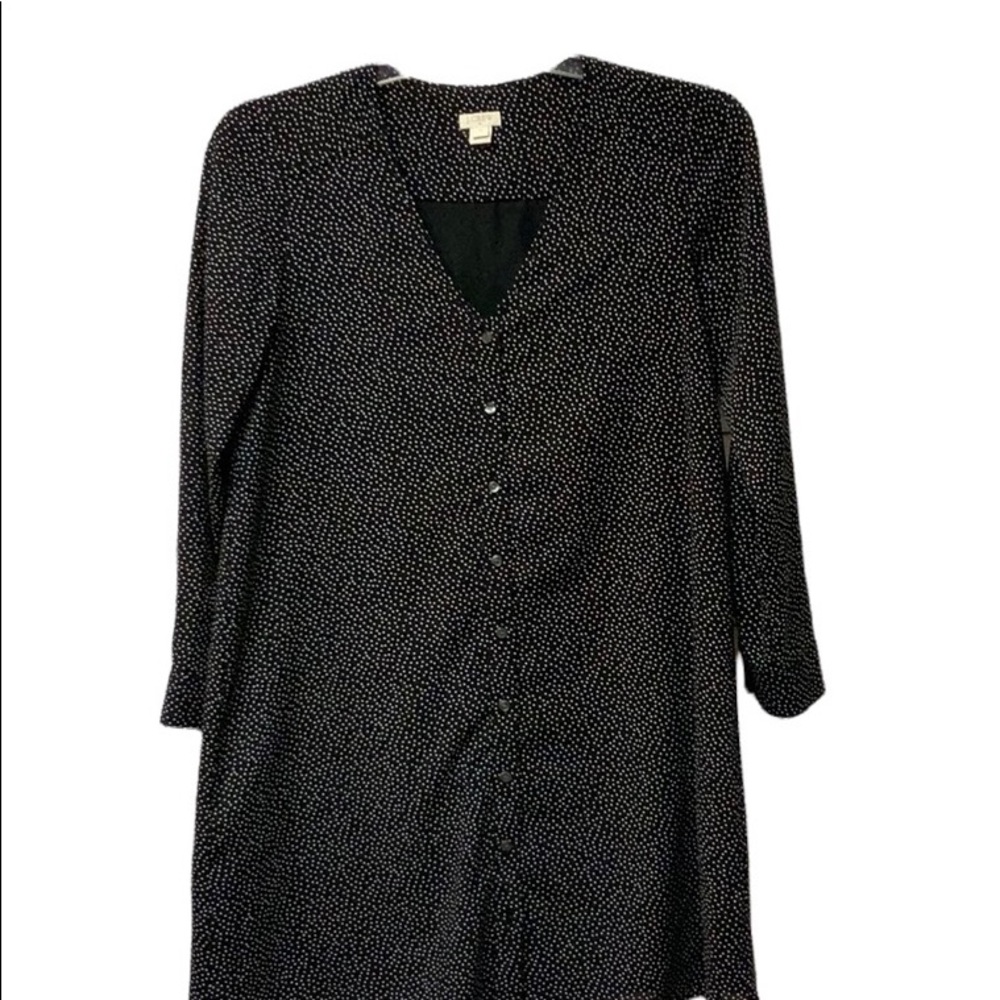 J Crew Factory Dress Women’s Black and White Size XS